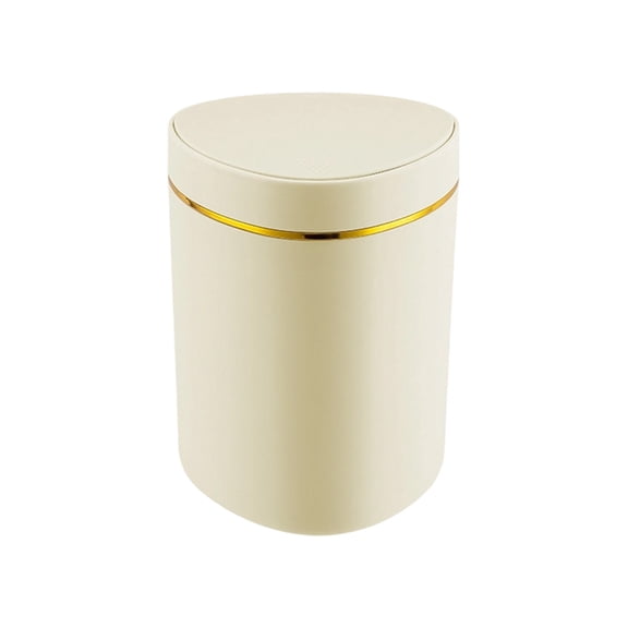 Bathroom Trash Can with Lid, Small Garbage Can, Small Trash Bin Waste Basket with Pop-Up Lid for Kitchen, Bedroom, Living Room, Office, 1 Pcs, 6.29x4.92"