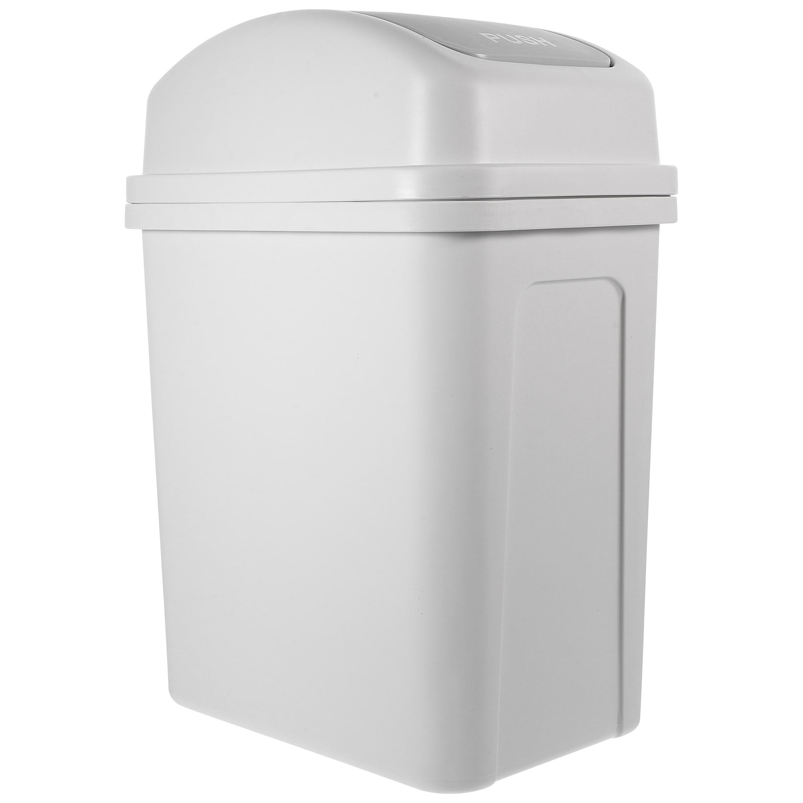 Small Trash Can With Lid – 4 Gallon Wicker Waste Basket, 2 Pack