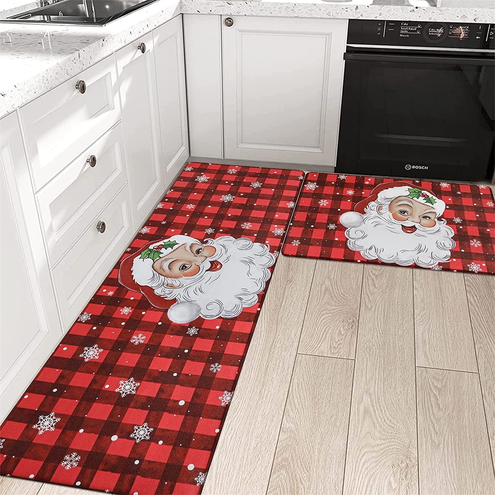 Bathroom Trends Christmas Kitchen Carpet (2 Pieces) Merry Christmas