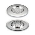 thumbnail image 1 of Bathroom Tub Hair Catcher 3", Shower Sink Strainer, Metal Drain Protector, Shower Hair Drain Catcher, Drain Cover (Pack of 3), 1 of 2
