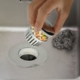 Bathroom Tub Stopper Press Pop Up Sink Drain Strainer with Anti