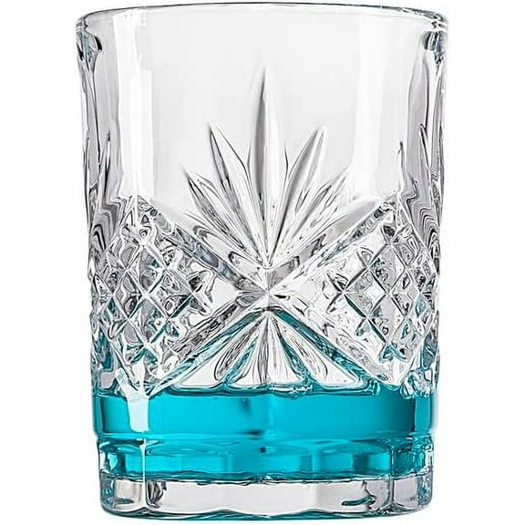Bathroom Tumbler Cup Glass, Water Glass, Toothbrush Holder - Dublin Crystal Collection, 7oz