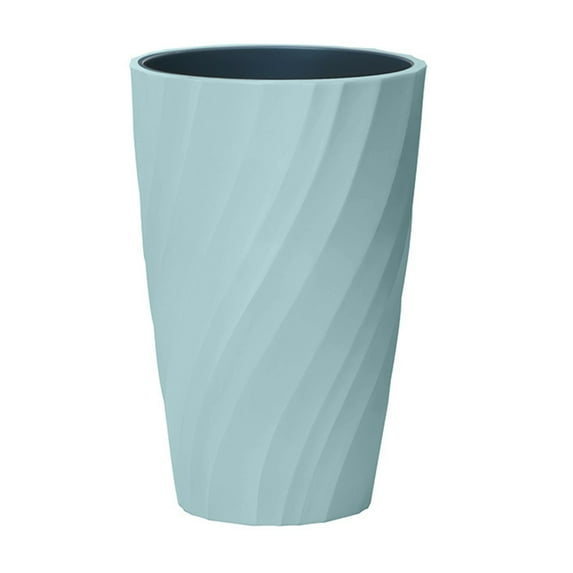 Bathroom Tumbler Cup Unbreakable Dental Rinsing Cup,Soft and Easy to Grip,Toothbrush OrganizerLight blue