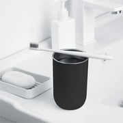 Bathroom Tumbler Toothbrush Cups, 350ml Toothbrush Holder, Black Coffee Colours Bathroom Cup, Tooth Brushing Tumbler, Reusable Bathroom Drinking Cup Rinsing Cups