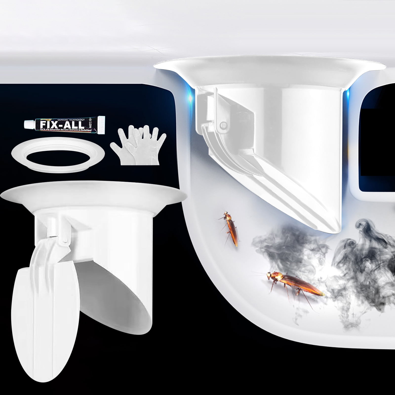 Bathroom Urinal Plug Hole Plug Stop Odor Toilet Odor Proof Plugger 12Ml