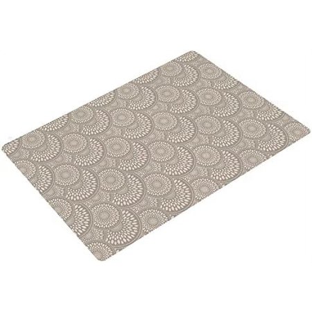 Bathroom Vanity 24 x 18 Inches Microfiber Non Color Latte Design 1S