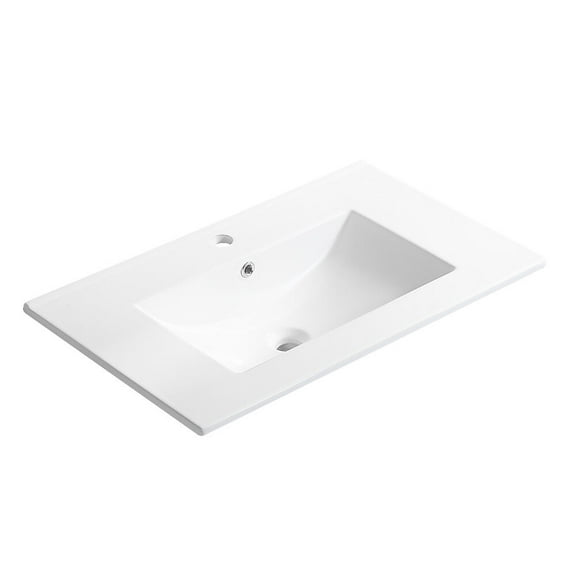 Bathroom Vanity, 48" Bathroom Vanity Ceramic Sink, White Vanity With Sink,Ceramic Bathroom Vanity Set, Bath & Faucets Bathroom Vanities 48" Bathroom Vanity Ceramic Sink