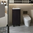 thumbnail image 1 of Bathroom Vanity | Compact Design for Small Bathrooms, Spacious Storage | Particle Board with Melamine Coating | Solve Small Space Storage Problem, 1 of 5