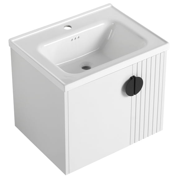 Picture Idea: Bathroom Vanity With Dual Door Design 24 Inch Bathroom Vanity