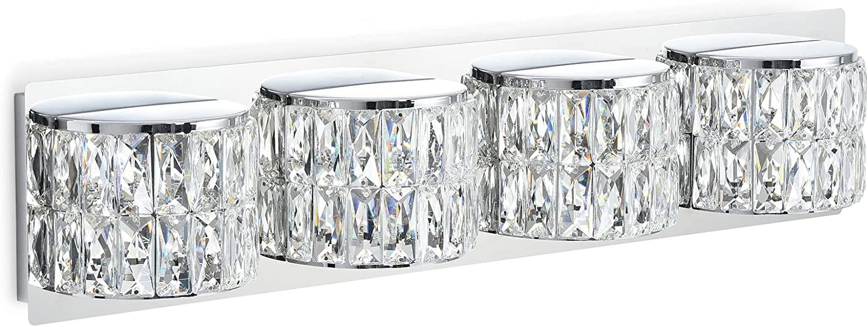 Bathroom Vanity Lights Fixtures 28Inch Crystal Modern Bathroom Light