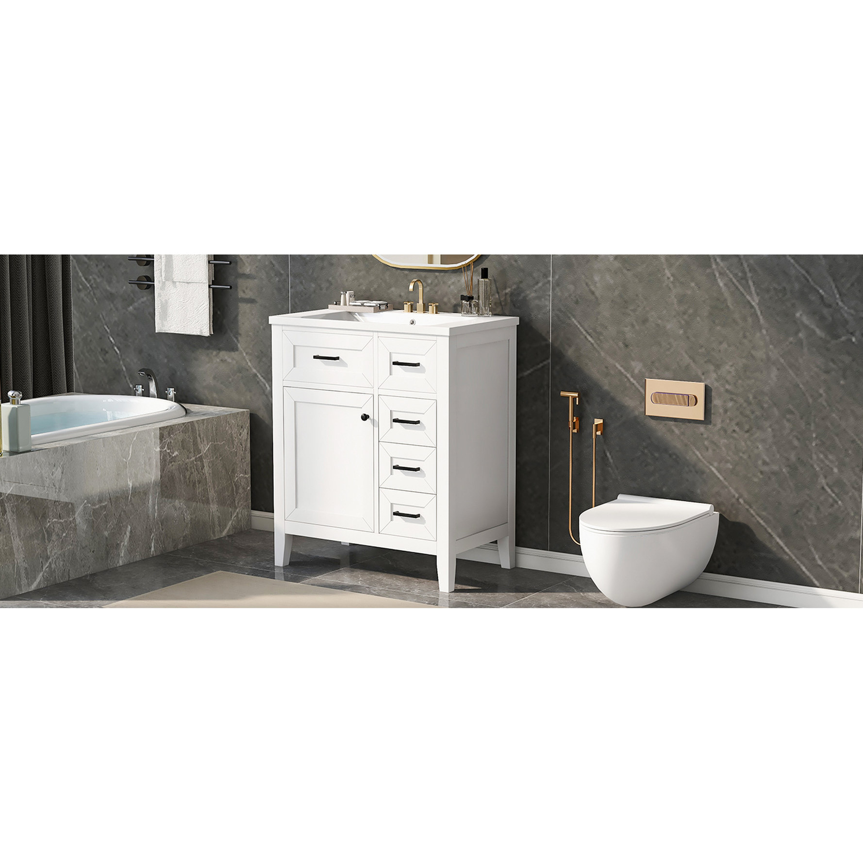 Vanity Keep Bathroom Vanity Set / 30