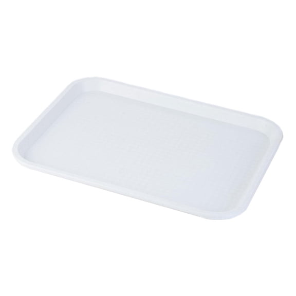 Bathroom Vanity Tray Breakfast Serving Platters Drinks Durable Serving Tray white