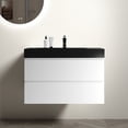 thumbnail image 1 of Bathroom Vanity Unit | Space - Saving in Modern Bathrooms | Melamine Material with Emery Sink | Reduces Clutter, 1 of 4