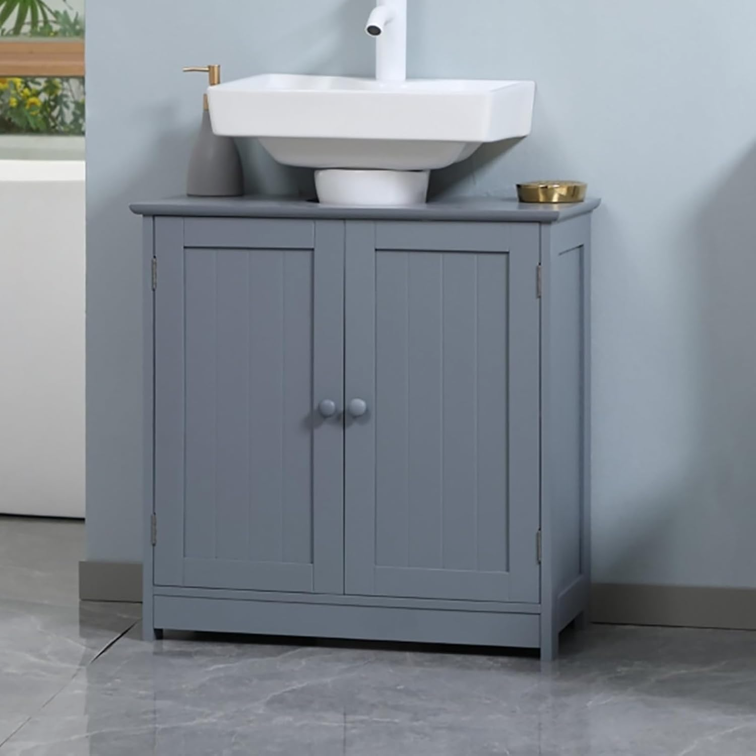 Bathroom Vanity Without Sink 23.5" Floor Under Sink Vanity