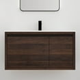 thumbnail image 1 of Bathroom Vanity with Sink with Gel Sink, Bathroom Vanity, 36 Inch Bathroom Sink Cabinet with Soft Close Doors for Bathroom, California Walnut, 1 of 9