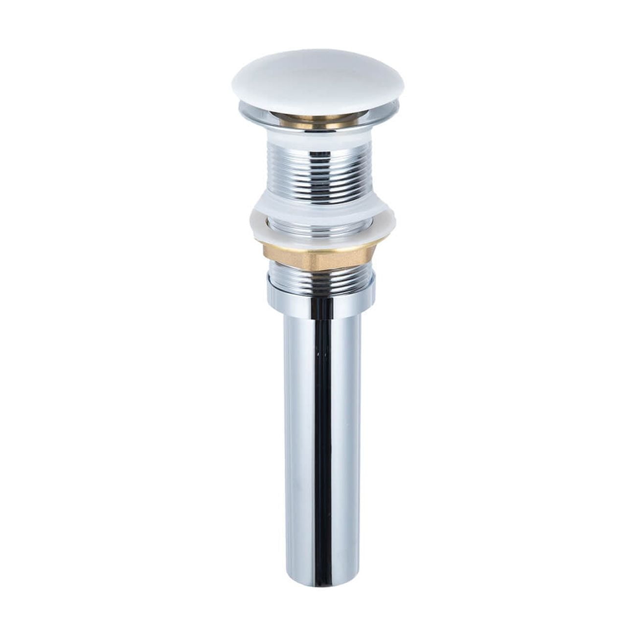 Bathroom Vessel Sink Drain - No Overflow - White - Walmart.com