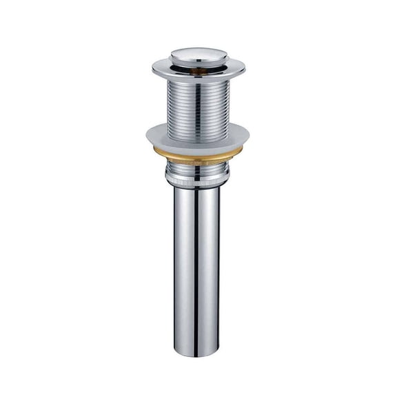 Bathroom Vessel Sink Pop Drain - No Overflow