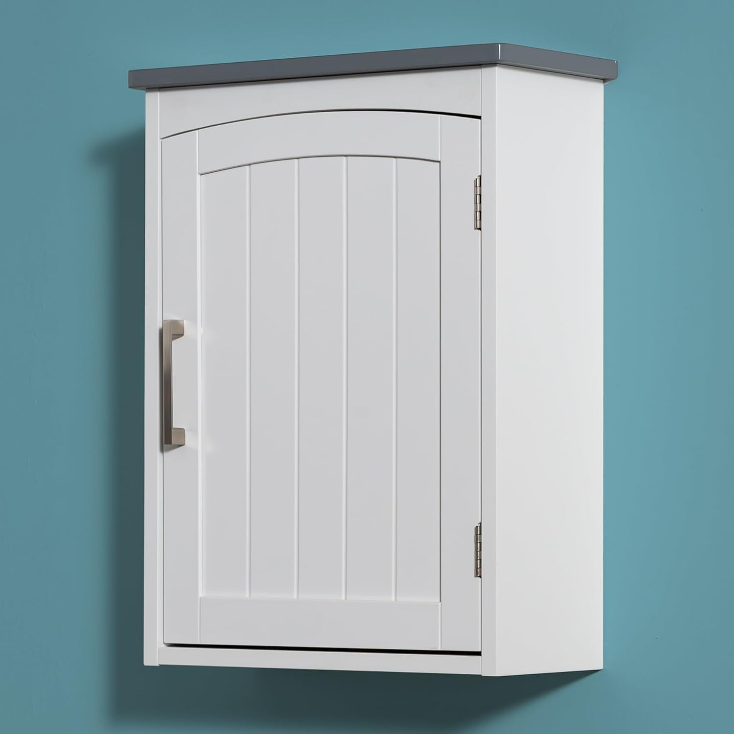 Bathroom Wall Cabinet 15 x 20 Inch Small Wall Cabinets Single Door Over ...