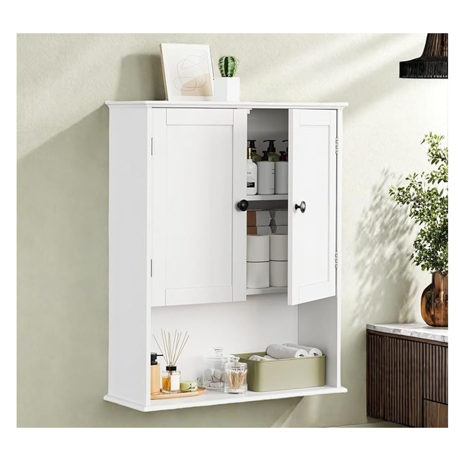 Bathroom Wall Cabinet, 24" x 30" Upgrade Painted Medicine Cabinet ...