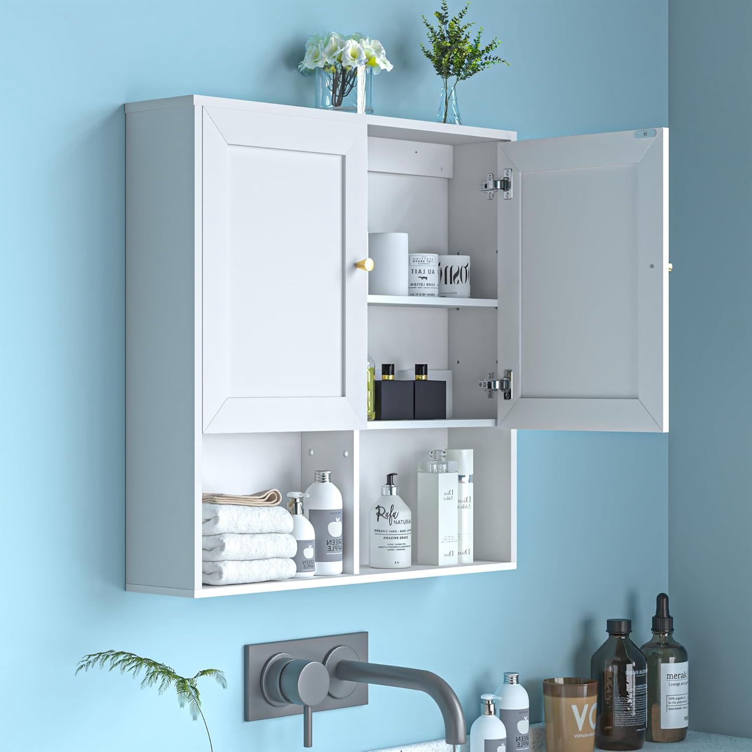 White Wall Mounted Cabinetnull
