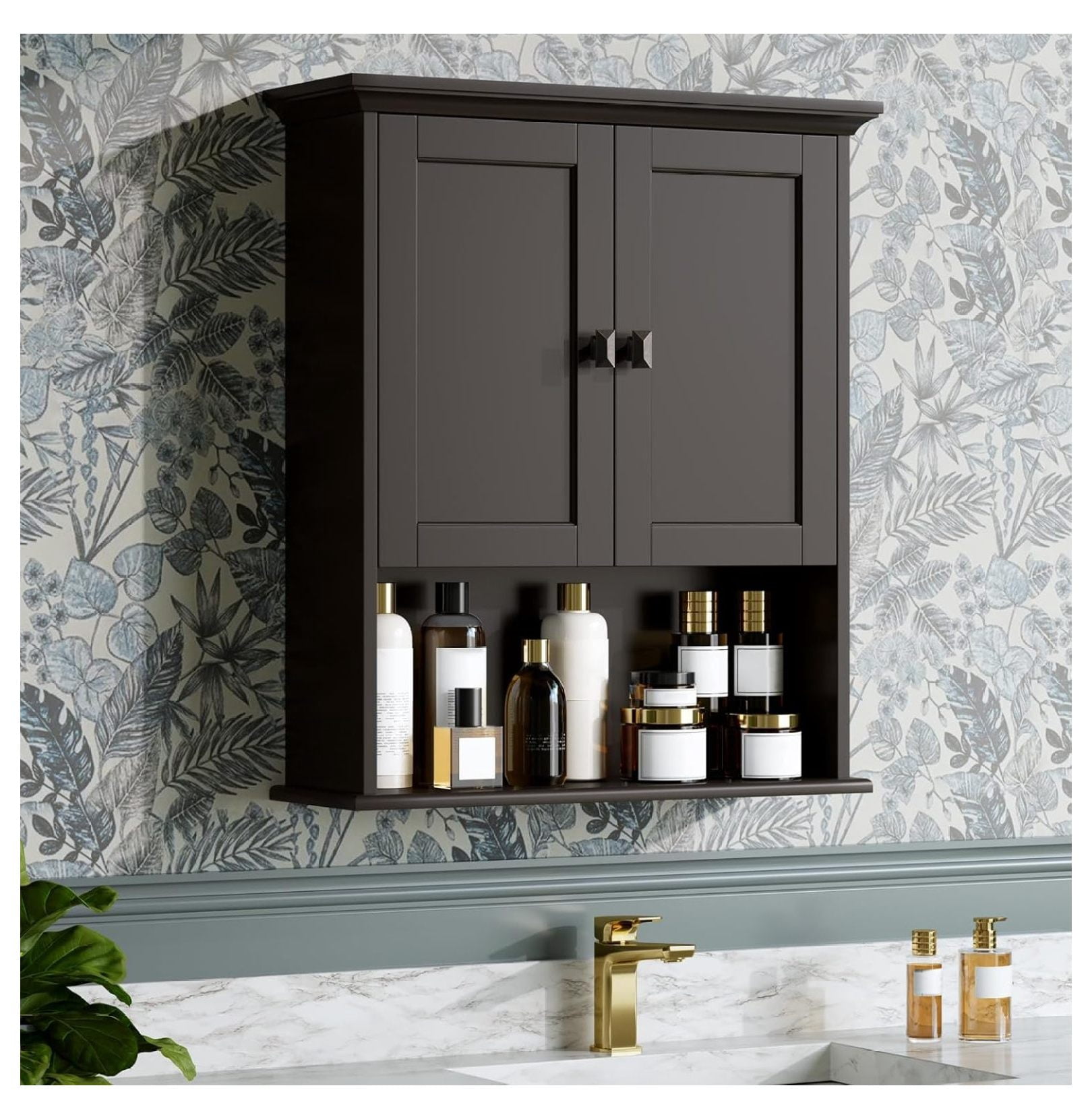 Bathroom Wall Cabinet, Over Toilet Storage, Medicine Cabinet with ...