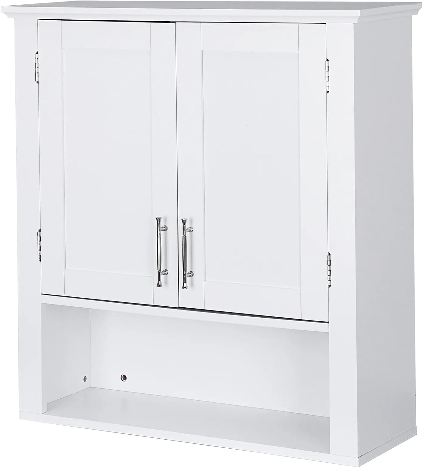 Bathroom Wall Cabinet, Over The Toilet Storage Cabinet with 2 Doors and ...