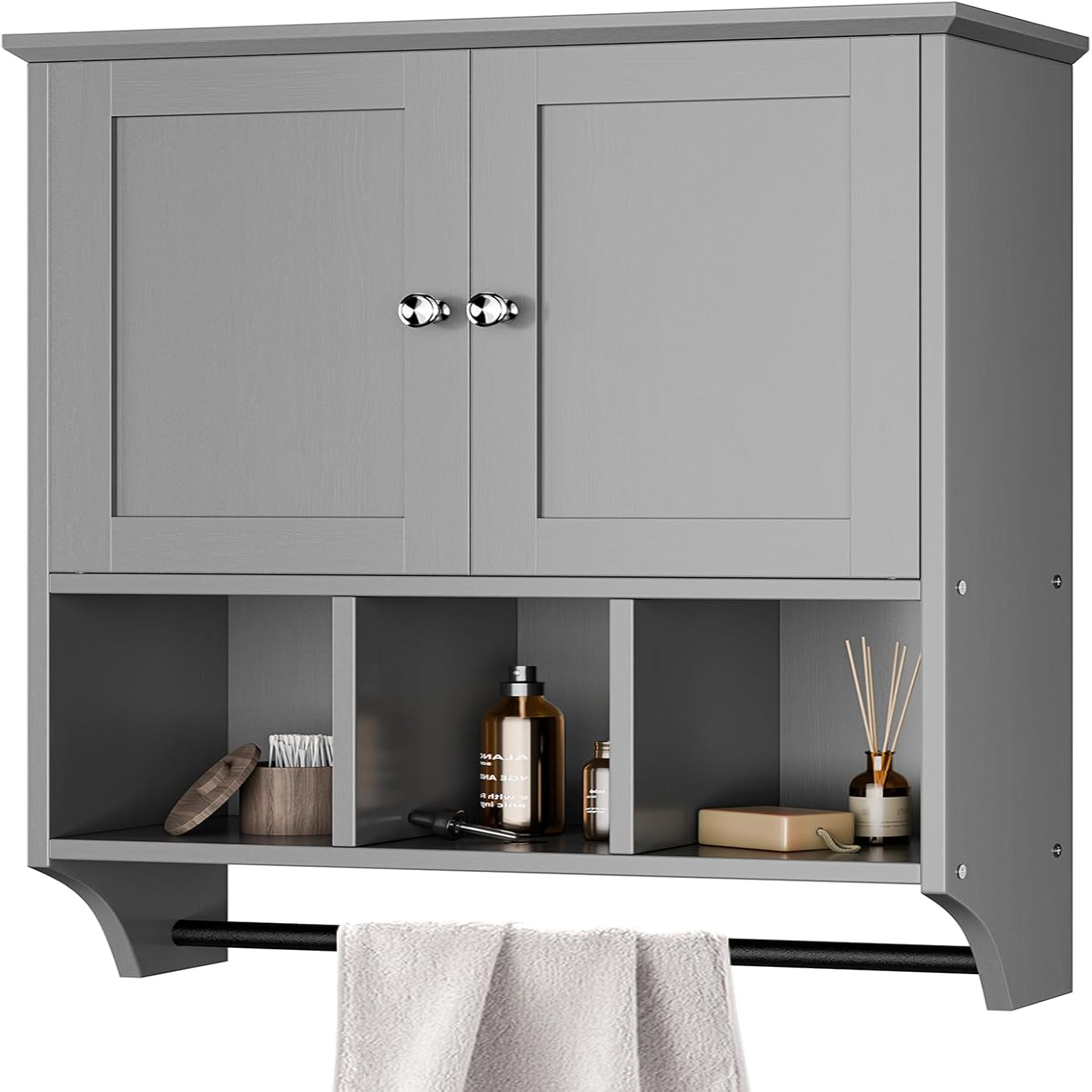 Bathroom Wall with Towels Bar Bathroom Wall Mount with