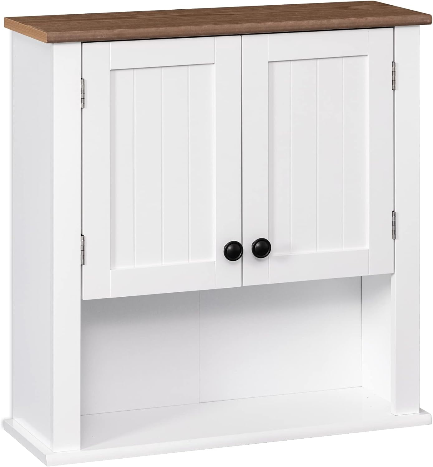 Bathroom Wall Wood Medicine with 2 Doors, Over The