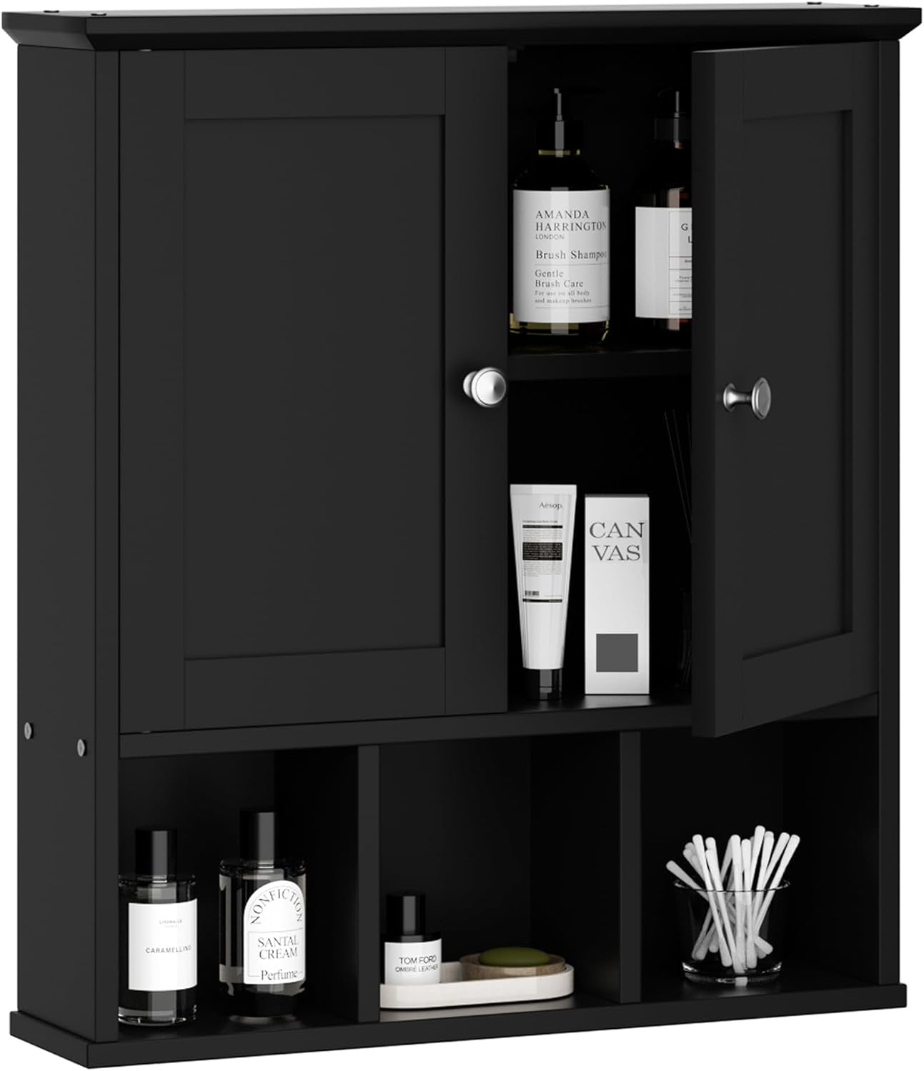 Bathroom Wall with Door, Over The Toilet Medicine with