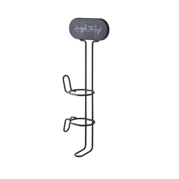 Bathroom Wall Hanging Curling Iron Rack, No Drilling Hair Dryer Holder, Organizes Styling Tools, Space-Saving Accessory