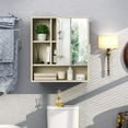 Bathroom Wall Mirror Medicine with Single Door and