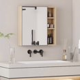 thumbnail image 1 of Bathroom Wall Mirror Cabinet, Medicine Cabinet with Single Door and Shelf, Medicine Cabinet Mirror, Wall Mirror Cabinet, 1 of 5