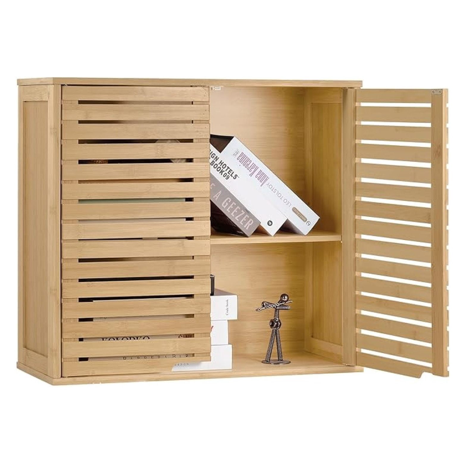 Bathroom Wall Mounted Cabinet,Bamboo Medicine Cabinet,Over Toilet ...