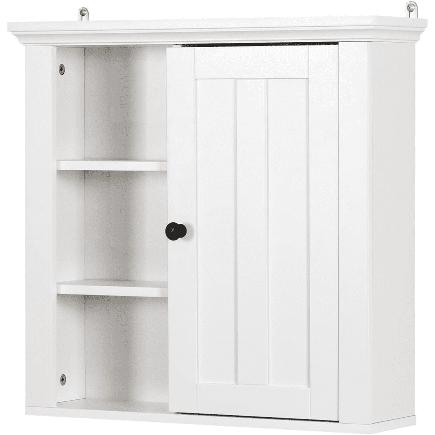 Bathroom Wall Mounted Cabinet with Sliding Doors Farmhouse Wood Hanging ...