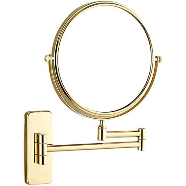 Bathroom WallMounted Mirrors, 8 inch Makeup Mirrors, Double Sided