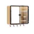 thumbnail image 1 of Bathroom Wall Mounted Storage Cabinet With Doubles Doors And Pegboard Multifunctional Organizer For Vanity And Shower, 1 of 7