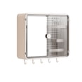 thumbnail image 1 of Bathroom Wall Mounted Storage Cabinet With Doubles Doors And Pegboard Multifunctional Organizer For Vanity And Shower, 1 of 7