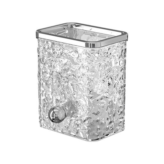 Bathroom Wall Organizer, No Drill Space-Saving Bathroom Organizer, Durable Kitchen Storage Box Toiletries Holder - for Home Bedroom Living Room Kitchen Dorm Organization, 1Pc(Clear,3.3x2.3x4.3")