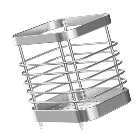 Bathroom Wall Rack Stainless Steel Toothbrush Holder Easy Installation Organizer