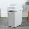 thumbnail image 1 of Bathroom Wastebasket with Lid TASTAN 5.5-Gallon Step-On Trash Can - Odor-Control Kitchen/Bathroom Garbage Bin with Lid, Pet-Proof Design (Black, Touch-Free Operation), Grocery Bag Trash Can, White2, 1 of 5
