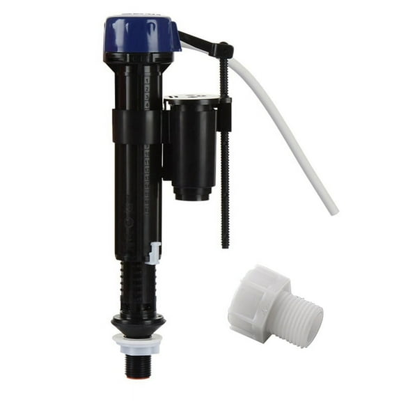 Symkmb Bathroom Water Tank Inlet Valve Toilet Water Tank Fittings Intake Valve Toilet Fill Valve with G1/2 Converter BH102 plastic