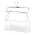 thumbnail image 1 of Bathroom Waterproof Hanging Bag for Clothes, White, Small Size,1 Bag,Storage Bag Transparent Dust Wall with Cell Phone Pocket Tissue Handbag High Capacity Hanging Organizer, 1 of 5