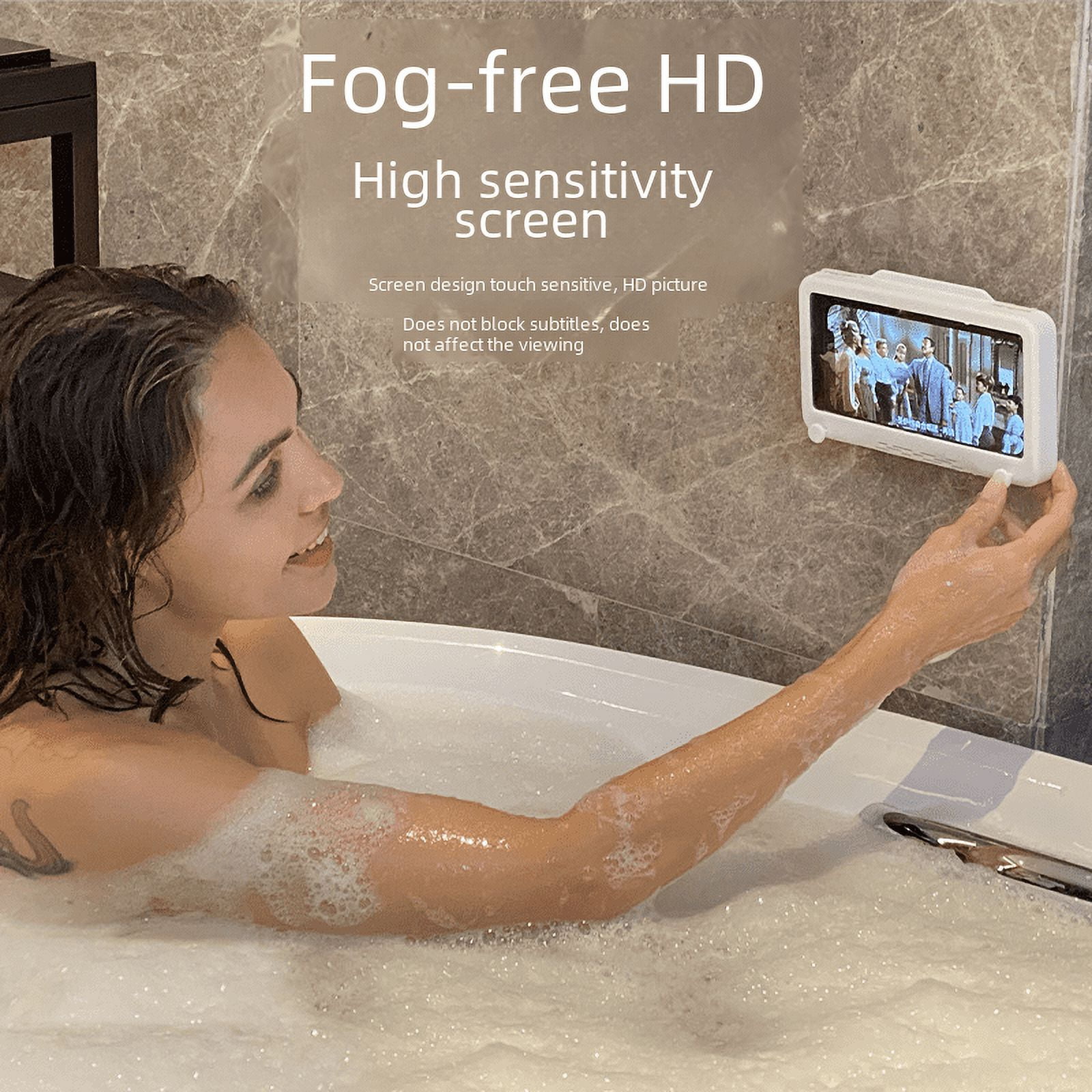 Bathroom Waterproof Mobile Phone Bracket Bathing Watching TV Chasing Drama Rotatable Disassembly