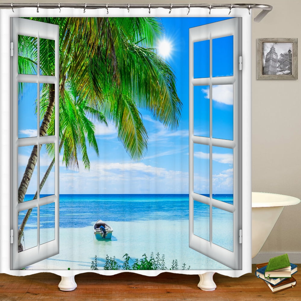 Seaside Watch Shower Curtain NCU0DV1950