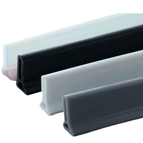 Bathroom Waterproof Strip Shower Room Bath Self-Adhesive Floor Water Barrier Threshold Water Barrier Fixed
