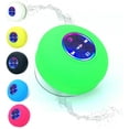 thumbnail image 1 of Bathroom Waterproof Wireless Bluetooth Speakers with LED Light, Portable Wireless Mini Speaker, Shower Speaker, with Suction Cup and Mic, Waterproof, for Shower, Travel, Pool (Green), 1 of 8