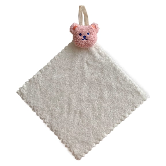 Bathroom Wiping Towel Quick Drying Towels Cute Bear Handkerchief Strong Absorbent Face Towel Washcloths for Kids Adults