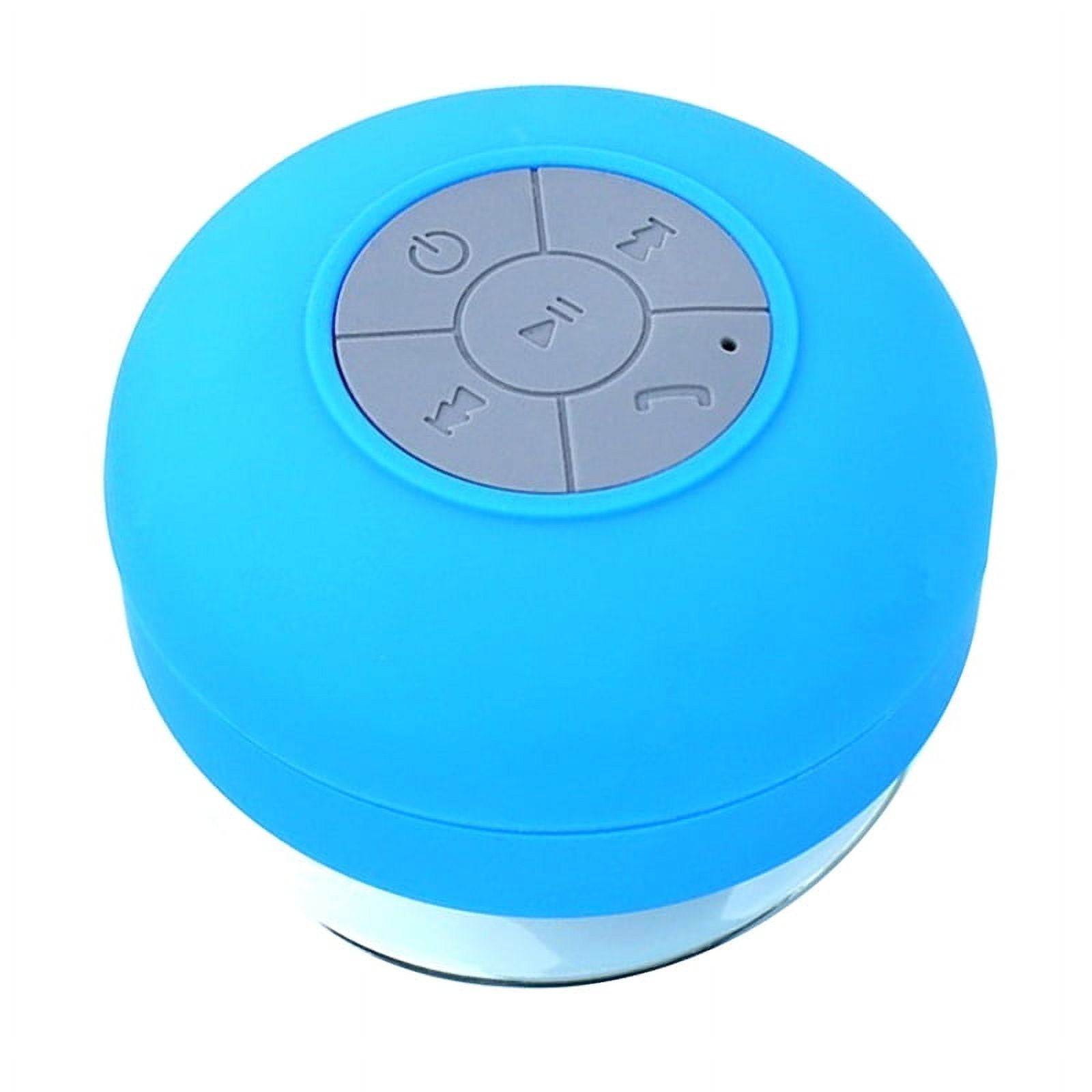 Bathroom Wireless Bluetooth Speaker Suction Cup Blue - Walmart.com