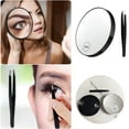 Bathroom With Tweezers Detachable Suction Cup 30X Magnifying Hand Held