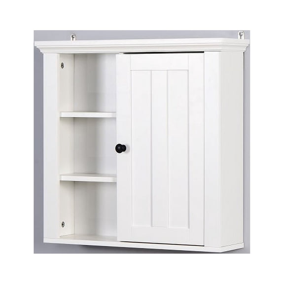 Bathroom Wooden Wall Cabinet with a Door 20.86x5.71x20 inch